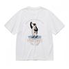 Men's Soft Comfy Fashion Classic T-Shirt Penguin Holding Fish and Law Theme Tee