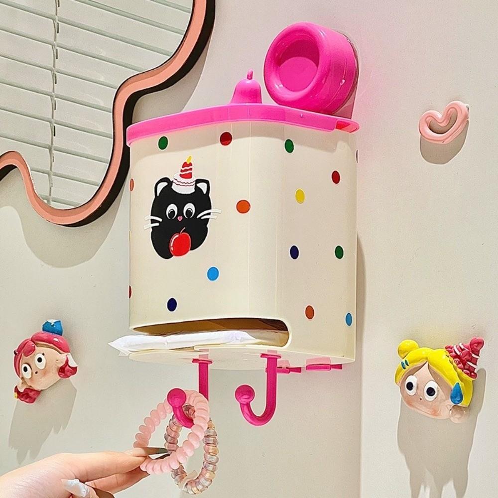 Waterproof Sanitary Pad Storage Box Cartoon Bathroom Shelf  Bathroom Organization