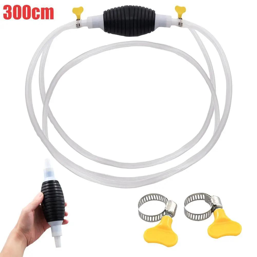 Car Emergency Fuel Extractor Universal Siphon Hose Pump Car Self-priming Pressurised Engine Accessories Fuel Fuel Manual G2A9