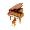 Klavierförmige Spieluhr Holz Simulationsklavier Spieluhr Ornament für Weihnachten Geburtstag