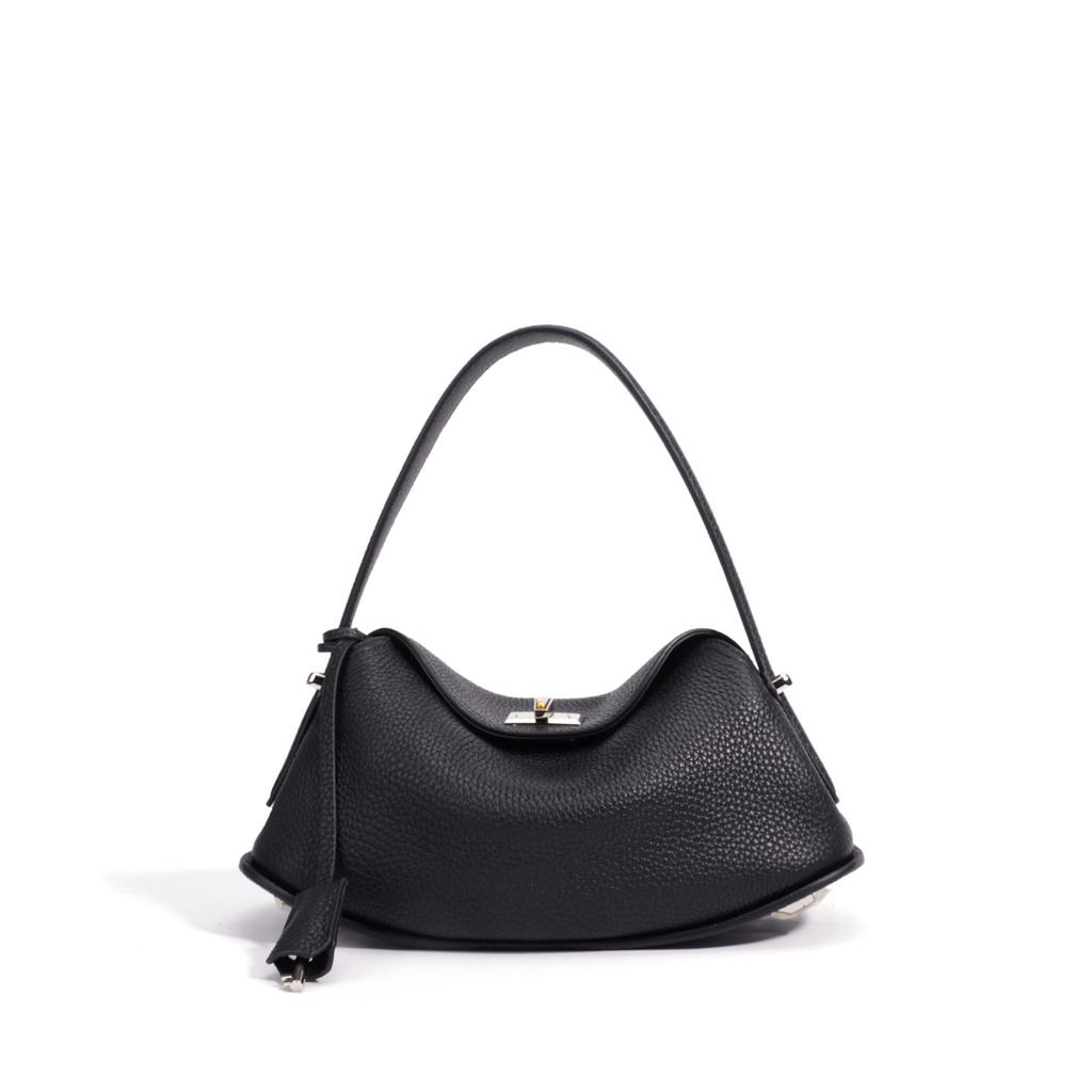 Early Spring Series Leather Women's Bag First Layer Cowhide Simple Crossbody Bag Premium Shoulder Bag