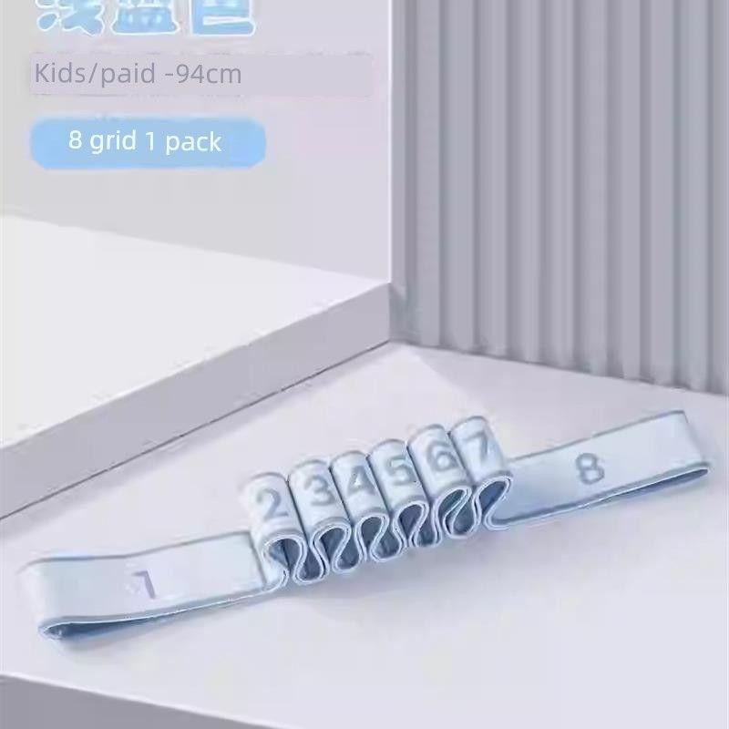 

Dance Elastic Band Special Digital Segmentation 10 Grid 12 Grid Yoga Resistance Band Kids Stretch Kongfu Belt Tension Band Blue [8th gear]]