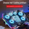 Premium Dual-System Gaming Laptop Cooler with Semiconductor Fan