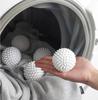 Laundry Washing Balls Set 6 Pieces 6 cm Diameter Silicone Rubber Coating PVC Material No Additives No Fragrances 60 Degrees Temperature Resistance