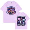 Rapper Bad Bunny Doppelseitiges Grafik-T-Shirt Herren Damen Mode Y2k Übergroßes T-Shirt Sommer Lässig Baumwolle Kurzarm-T-Shirts