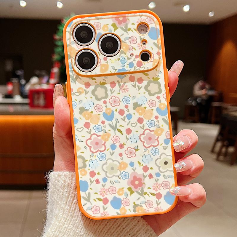 Pastoral Wildflower Case For iPhone 17 18 Pro Max Magnetic For Magsafe Skin Feel Hybrid Phone Cover For iPhone 16 15 14 13 Pro Max