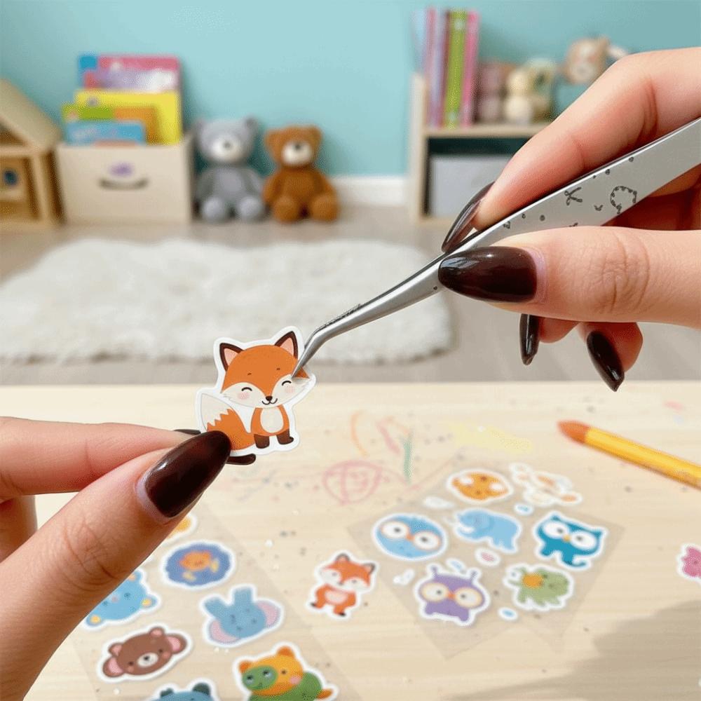 High Precision False Eyelash Tweezers Anti-static Lashes Extension Tweezer  Beauty Makeup Tools