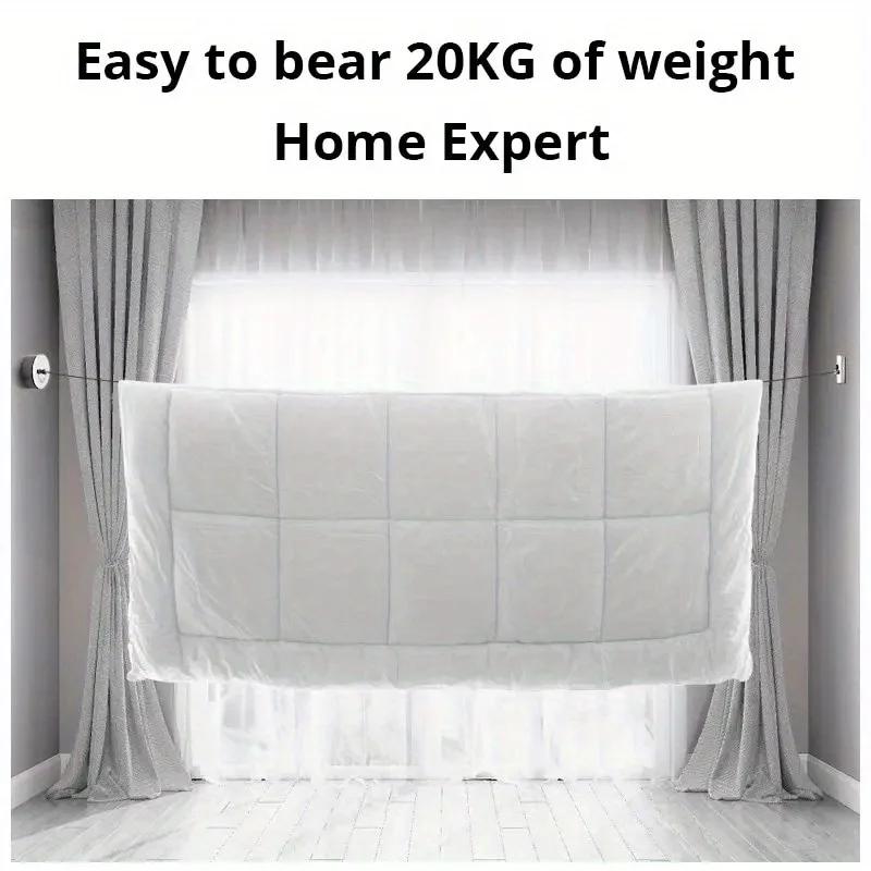 Nástěnná oděvní šňůra Větruodolná Nastavitelná pevnost Nylon Odolná Protiskluzová Sušící lano Laundy na prádlo Vnitřní tkanina