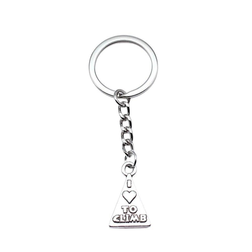 I Love Tags Keychains Decoration Popular Vintage Jewelry Ring Size 28Mm
