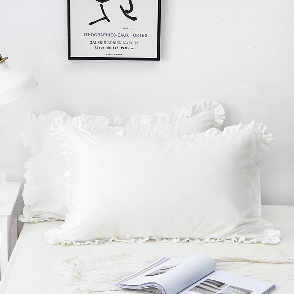 Weiche und bequeme Kissenhülle mit luxuriösem Rüschenrand Dekorative Kissenbezüge Kissenbezug