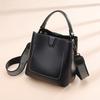 Women's Bag New Women's Bag Cowhide Handbag Bucket Bag Retro Shoulder Messenger Bag