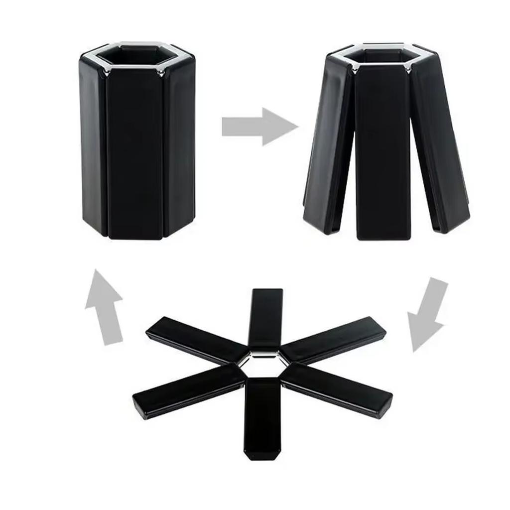 Foldable 6- -Scald Mat Heat Resistant Dining Table Mat for Kitchen Pot Bowl