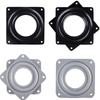 6 Inch Lazy Susan Turntable Steel Ball Bearings Stands Swivel Plate Rotating Tray for Furniture Chairs Display Cooking Tabletop