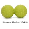 Double Massage Ball Leg Back Shoulder Muscle Release Deep Tissue Massage Yoga Gym Fitness BallGreen