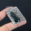 Friendship Day Deal 925 Silver Solar Moss Agate Stone Birthday Pendant Jewelry