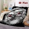 Laughing Crying Clown Face 2D Flat Pattern Flannel Blanket High quality All Seasons Warmth and Comfort Perfect for Christmas Gifts.