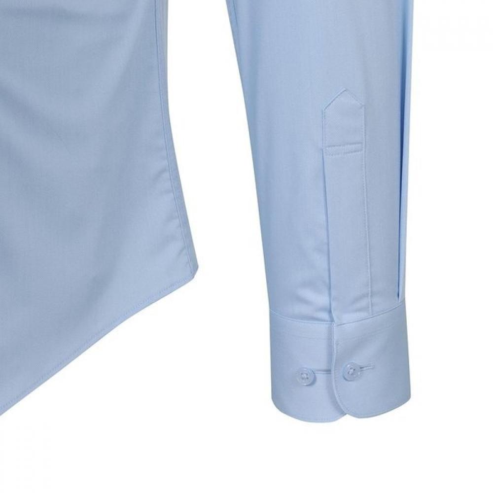 DakS Men S Stretch Solid Comfort Fit Long Sleeve Shirt dmp1Shdl305b1