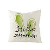 Summer Beach Style Throw Pillowcase Blue Cushion Cover Coconut Watermelon Print Linen Pillow Covers Home Decor Pillowslip