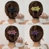 Matte Flower Hair Clip: Versatile Women's Duckbill Accessory for Updos