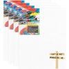Variety 12 X 16 Inch Cotton Canvas Board For Painting, 7Oz Primed, Pack Of 4 Piece, White Color White