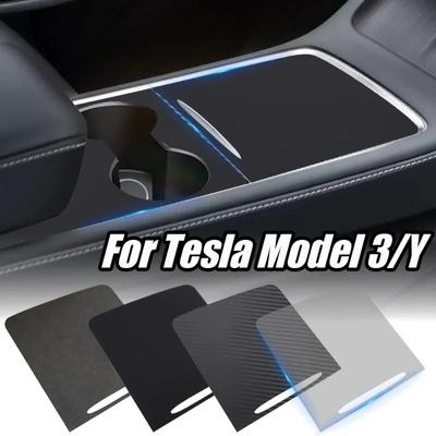 Skyddsfilm för bilens mittkonsol för Tesla Model 3/Y Bilinteriör Skyddande Dekorationsdekal Styling Modifieringstillbehör