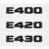 Car Rear Trunk Number Letter Sticker Tail Box Emblem Badge for Mercedes Benz E Class E300 E320 E350 E400 E420 E430 E500 E550 ooo1