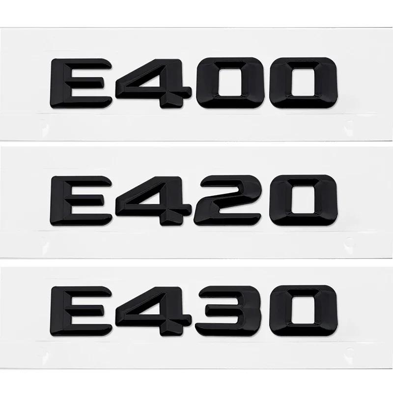 Car Rear Trunk Number Letter Sticker Tail Box Emblem Badge for Mercedes Benz E Class E300 E320 E350 E400 E420 E430 E500 E550 ooo1