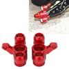 1 Pair Front Steering Knuckle Aluminum Alloy RC Car Upgrade Parts for KRATON 8S Outcast 8S 1/5 RC Car