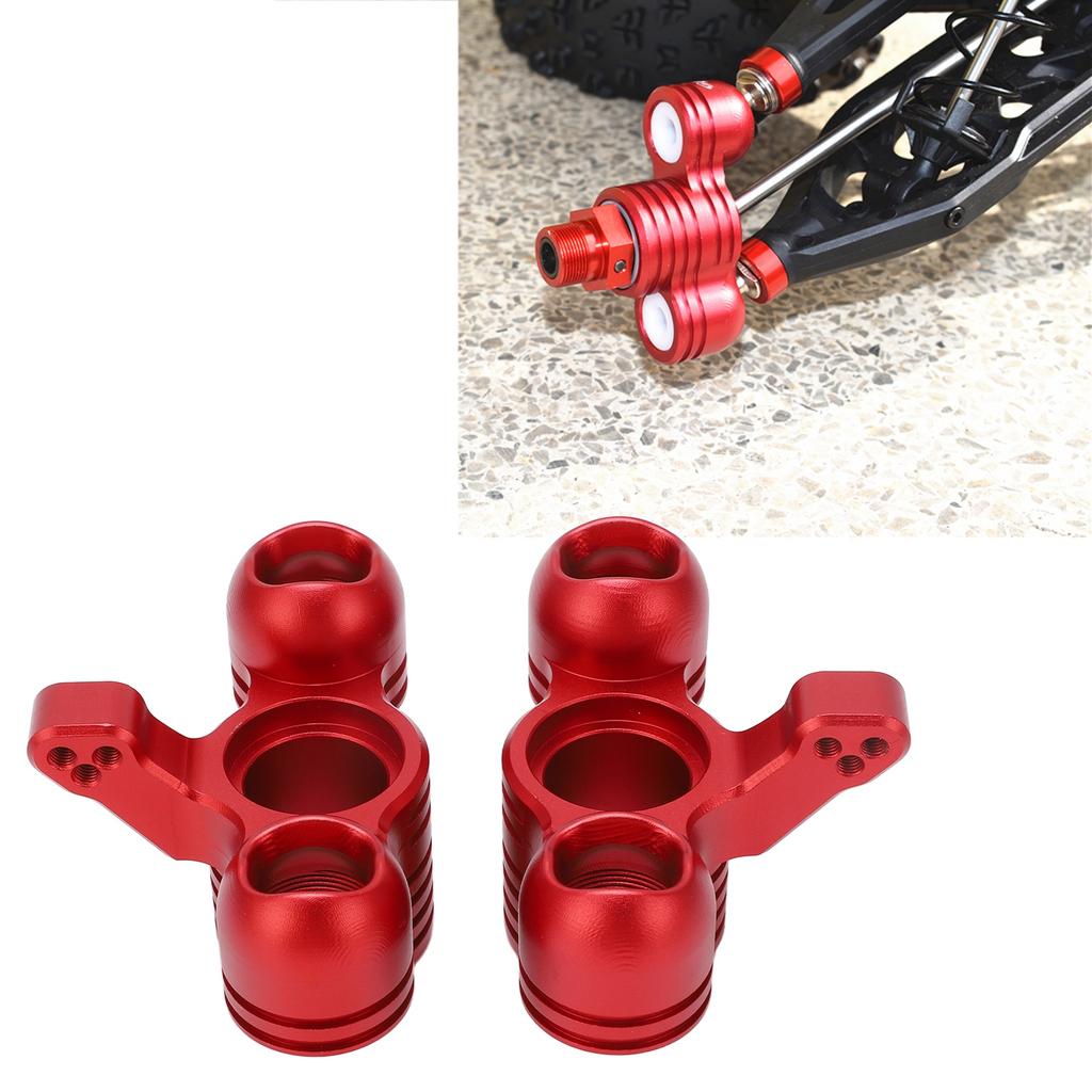1 Pair Front Steering Knuckle Aluminum Alloy RC Car Upgrade Parts for KRATON 8S Outcast 8S 1/5 RC Car