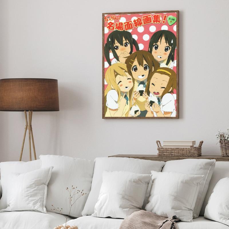 K-On! Classic Anime Poster Waterproof Paper Sticker Coffee House Bar Room Wall Decor