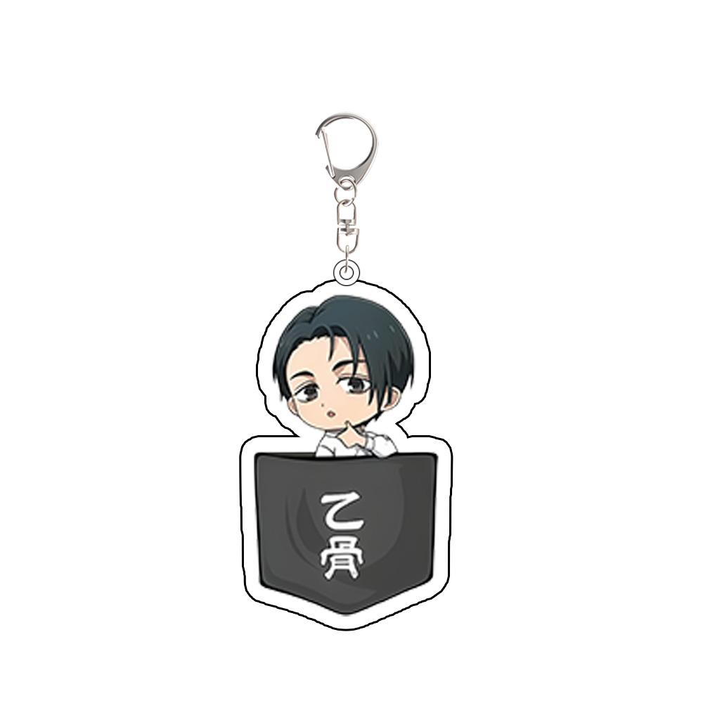 For Anime JJK Fushiguro Megumi Gojo Satoru Zenin Mai Nanami Kento Inumaki Toge Acrylic KeyChain Backpack Accessories Gift