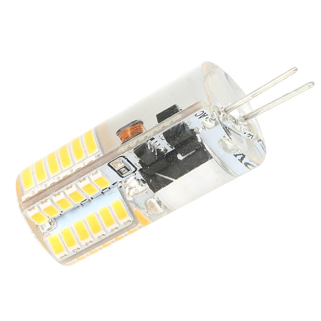 G4 Glühbirne 48LED Glühbirne 3W 300LM Bi-Pin Licht Nicht dimmbar für Kronleuchter AC DC 12V(Warmweiß
