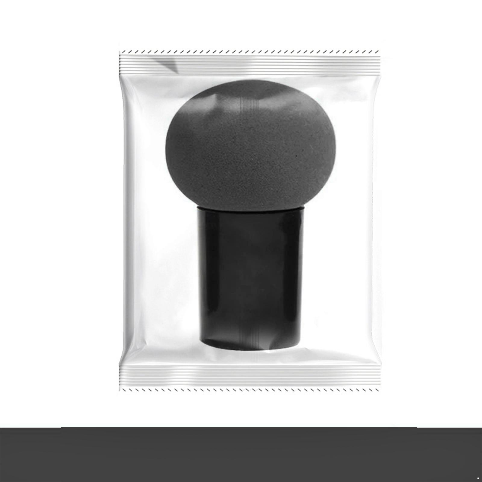 

Профессиональный спонж для макияжа для женщин и девочек, грибовидная пуховка с ручкой, двойное назначение для влажного и сухого макияжа, мягкий инструмент для растушевки One Size