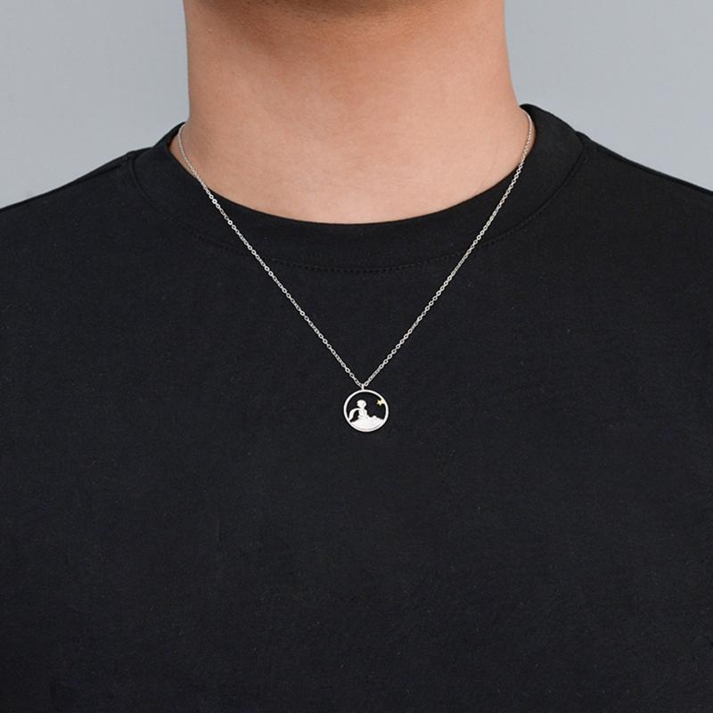 Alloy Necklace for Prince Pendant Necklace Alloy Chain for Occasions As Wedding Party Prom Anniversary Valentine's Day