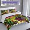 3-teiliges Set mit individuellem Namen, He-Man und die Masters of the Universe, Enthält 1 Bettbezug und 2 Kissenbezüge, Ganzjahres-Schlafzimmerdekoration