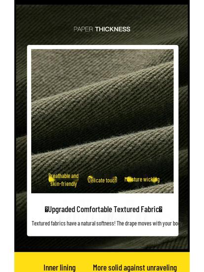 Wassup Sohot Men's Multi-Pocket Cargo Pants