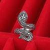 Korean Temperament Snake-shaped Women's Fashion Ins Open Trend Fashion Index Finger Ring