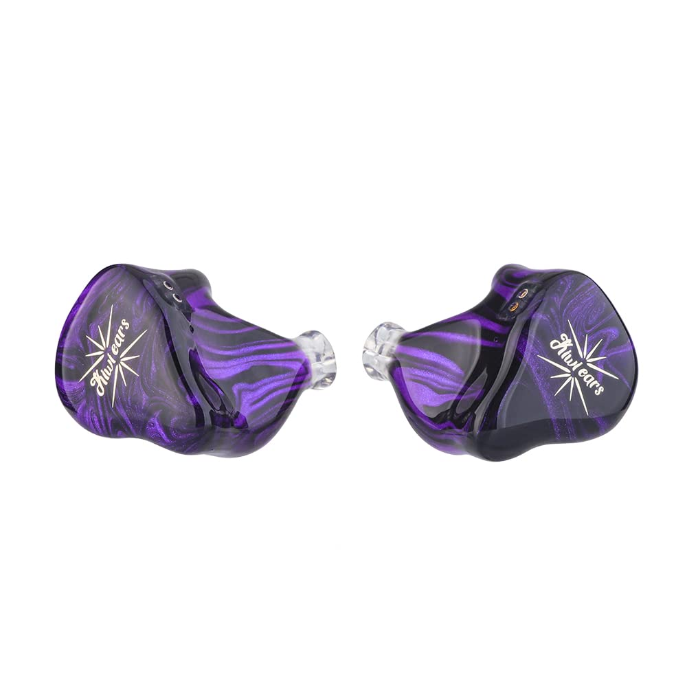 Linsoul Kiwi Ears Quartet 2DD+2BA Hybrid Wired HiFi Earphones, Ergonomic Design, Re-cableable, 3.5mm Stereo Plug & 0.78mm 2-Pin Connector, Balanced