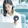 Multipurpose Design Portable Handheld Fan, Travel Outdoor Rechargeable Battery Operated, Long Cooling Time, Folding Desk Fan, USB Charging Capability