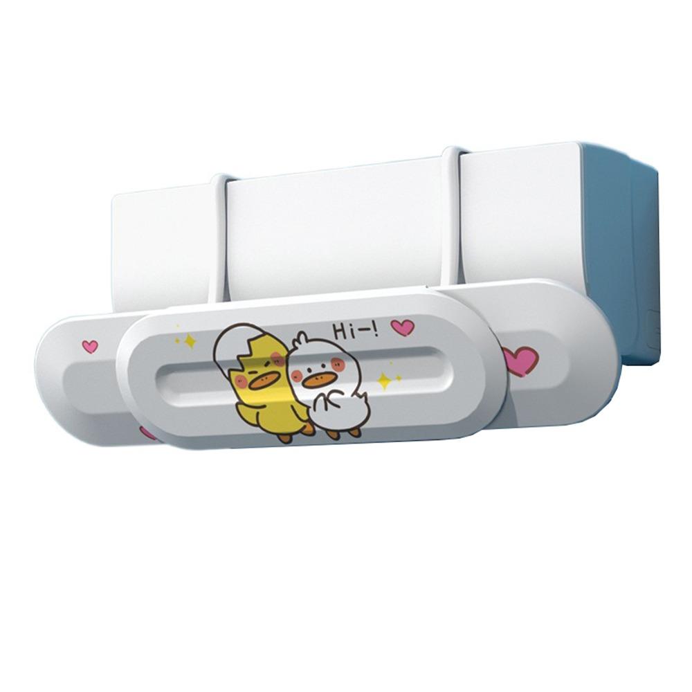 Wall-Mounted Air Conditioning Wind Shield Adjustable Telescopic Air Outlet Baffle  Room