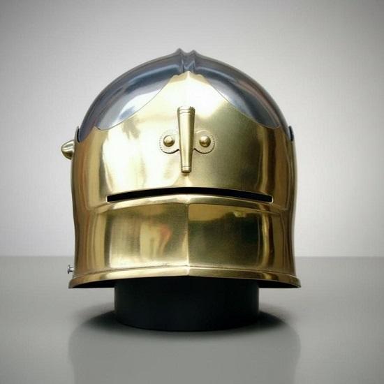 

German Gothic Sallet, Medieval Helmet Wearable Knight Warrior Armor Helmet