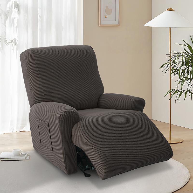 Stretch Recliner Chair Cover Soft Elastic Single Sofa Cover Chaise Longue Cover Home Office Decor Armchair Slipcovers