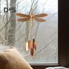 Vintage Dragonfly Wind Chime Weather-proof Indoor Outdoor Garden Patio Metal Dragonfly Hanging Wind Bell Decoration Ornament