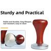 Hammer Pressing Powder Hammer Espresso Coffee Tamper Wood Handle 51mm/53mm/58mm Pressure Tamper