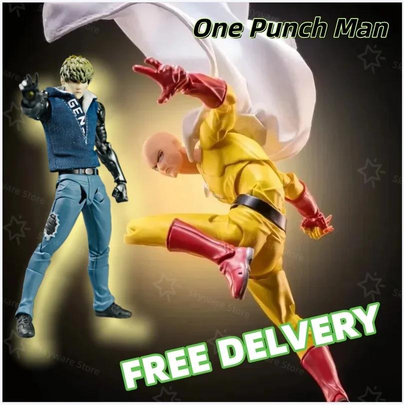 Discover Intime Hot Ko Genos Anime Action Figures Kaiyodo Revoltech Yamaguchi One Punch Man Figurine Joint Movable Model Statue Children Playthings Gifts
