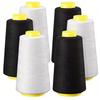 DIY Cones Spool 402 Sewing Thread 3000yards Black White Jeans Thread Sewing Thread Household