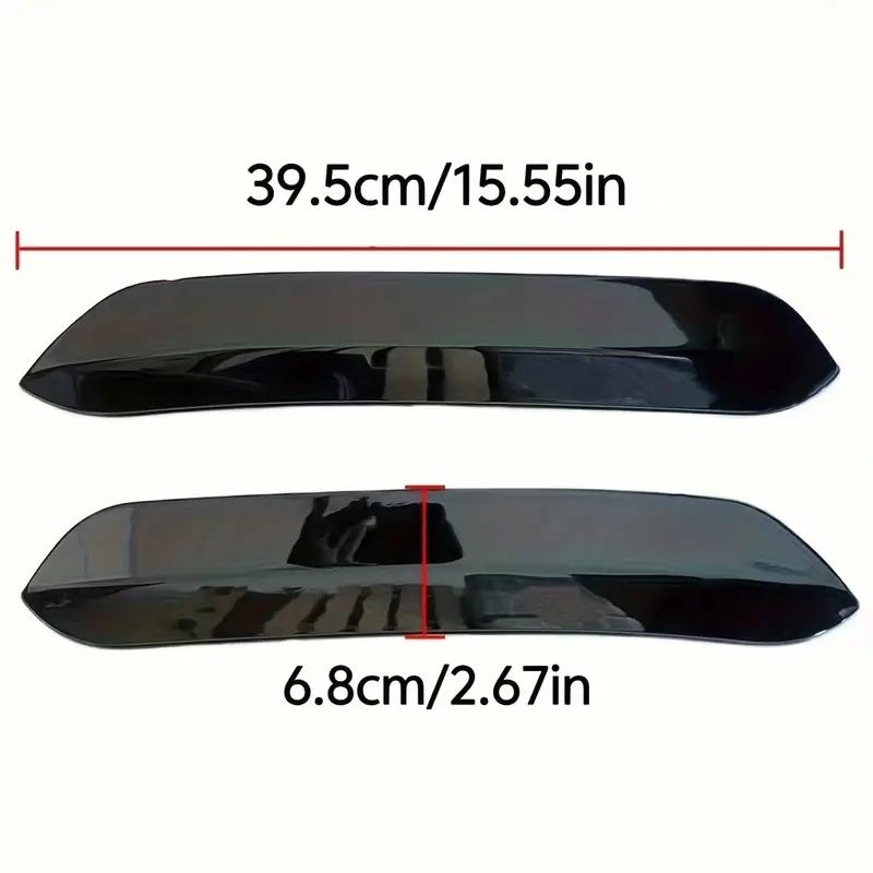 2pcs Rear Tail Modification Kits For Volkswagen Golf 7 MK7 7.5 GTI Black Glossy Roof Spoilers Car Exterior Parts