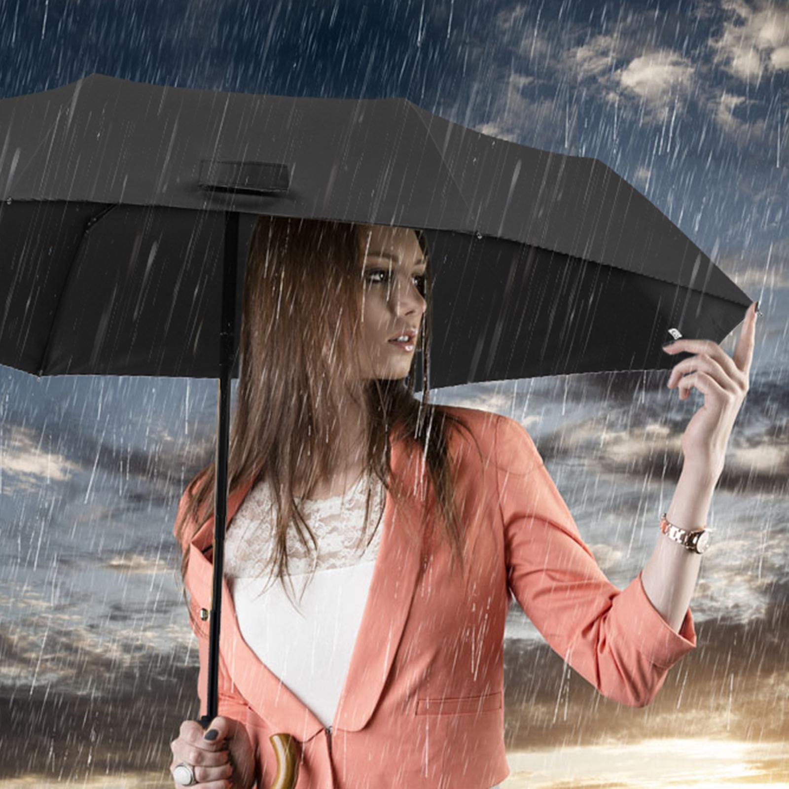 Полностью автоматический зонт для женщин и мужчин — фото 4