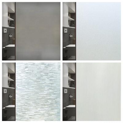 Película para Ventana Gris Mate Privacidad Película Vidriera Adhesión Estática Película Autoadhesiva Esmerilada Protectora UV Vinilo para Vidrio para Hogar