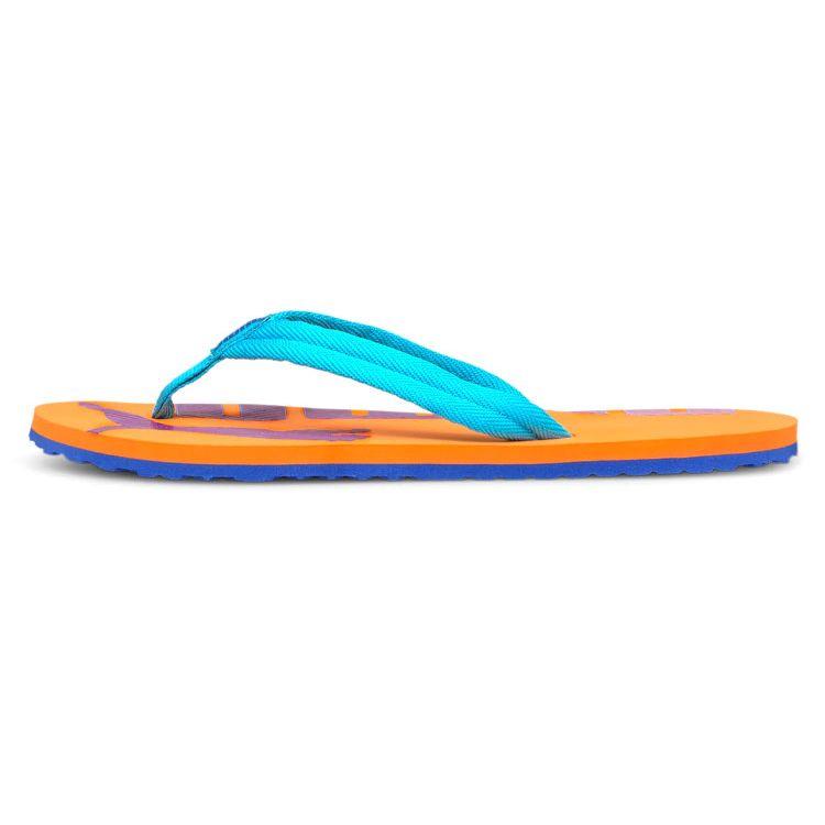 Puma Epic Flip V2 Fashion Simple Rubber Sole Slide Sandals Unisex Footwear Blue Orange 360248-52